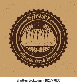 bakery design over   beige background vector illustration  