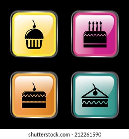 bakery design over black background vector illustration