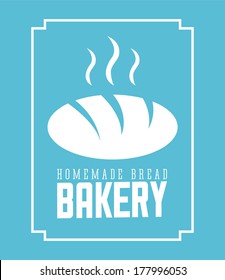 bakery design over  blue background vector illustration  