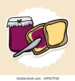 bakery design over dotted background vector illustration 