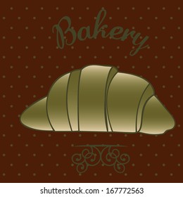 bakery design over dotted  background vector illustration  