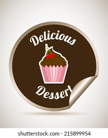 bakery design over gray background vector illustration