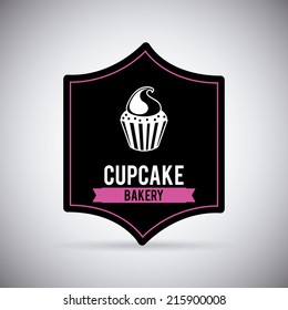 bakery design over  gray background vector illustration