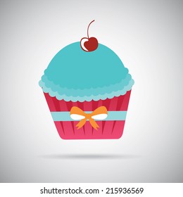 bakery design over gray  background vector illustration 