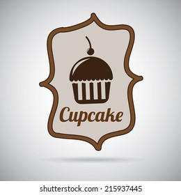 bakery design over  gray background vector illustration