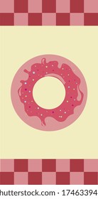 bakery design over  pink background vector illustration  