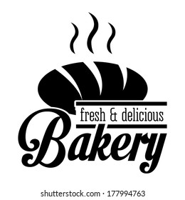 bakery design over white   background vector illustration  