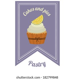 bakery design over  white  background vector illustration  