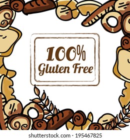 Bakery design over white background, vector illustration