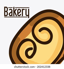 bakery design over  white background vector illustration