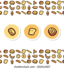 bakery design over white background vector illustration