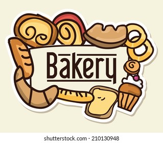 bakery design over white background vector illustration bakery design over white background vector illustration