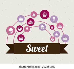 bakery design over white background vector illustration