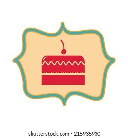 bakery design over  white background vector illustration
