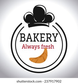 Bakery design over white background, vector illustration.