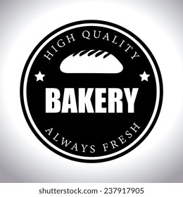 Bakery design over white background, vector illustration.