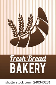 Bakery design over white background, vector illustration.