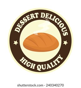 Bakery design over white background, vector illustration.