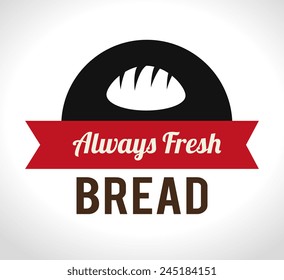 Bakery design over white background, vector illustration.