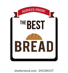 Bakery design over white background, vector illustration.