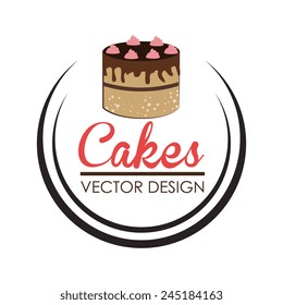 Bakery design over white background, vector illustration.