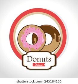 Bakery design over white background, vector illustration.