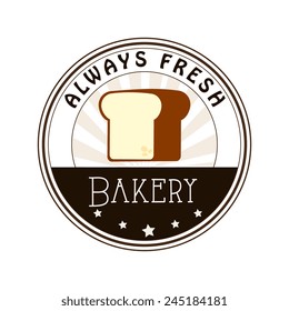Bakery design over white background, vector illustration.