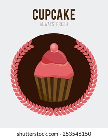 Bakery design over white background, vector illustration.