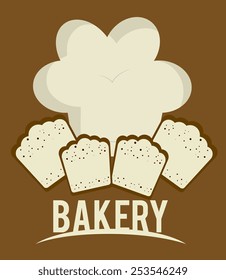 Bakery design over white background, vector illustration.