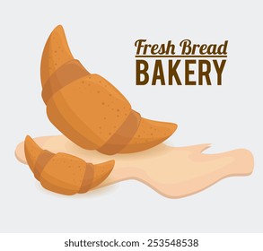 Bakery design over white background, vector illustration.