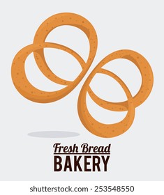 Bakery design over white background, vector illustration.