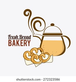 Bakery design over white background, vector illustration.
