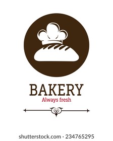 Bakery design over white background,vector illustration