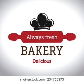 Bakery design over white background,vector illustration