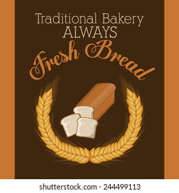 Bakery design, vector illustration.