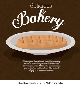 Bakery design, vector illustration.