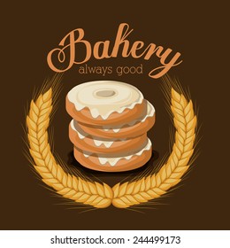 Bakery design, vector illustration.