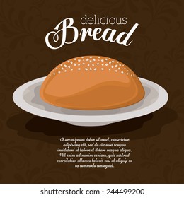 Bakery design, vector illustration.