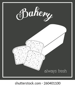 Bakery design, vector illustration