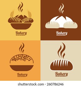 Bakery design, vector illustration