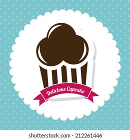 bakery desing over blue background vector illustration