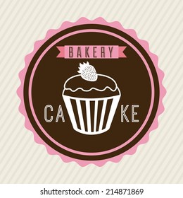 bakery desing over white  background vector illustration