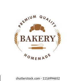 Bakery, Dessert, Baverage Sign Logo Template Vector Design Illustration
