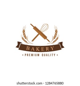 Bakery and Dessert Logo, Sign, Icon, Template, Emblem, Flat Vector Design