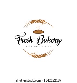 Bakery and Dessert Logo, Sign, Template, Emblem, Flat Vector Design