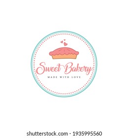 Bakery and Dessert Logo, Sign, Template, Flat Design Vector