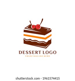 Bakery and Dessert Logo, Sign, Template, Emblem, Flat Vector Design
