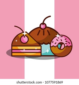 bakery and dessert products concept