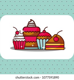 bakery and dessert products concept