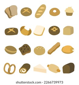 
Bakery and different types of bread.